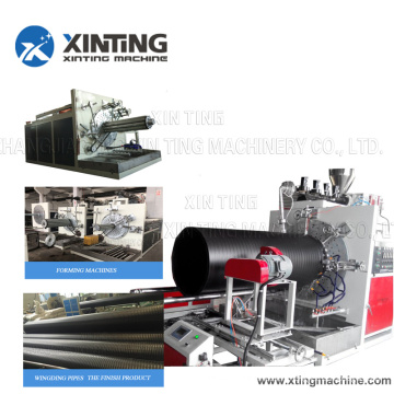 HDPE Spiral Type Corrugated Pipe Production Line